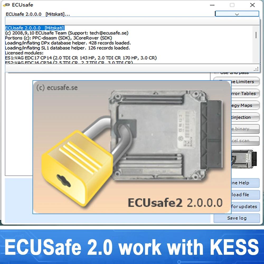 ڵ  Ʈ ECU  2.0 2021, ECUSafe 2.0 ECU ECM 2.0  , CD DVD Ʈ, CD USB, KESS ۵
